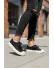 Espadrile dama casual negre Y601 T55-2